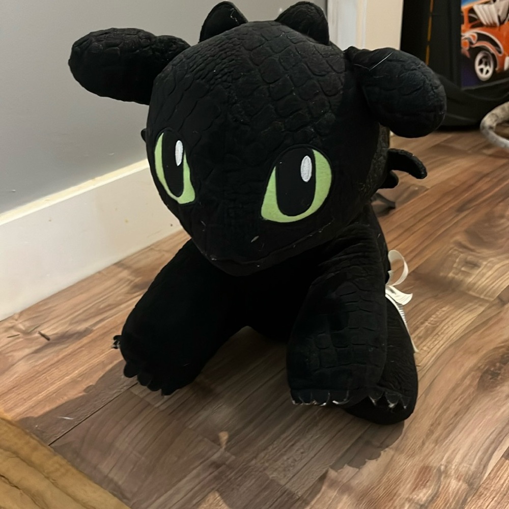 Build A Bear Workshop How To Train Your Dragon - Toothless Dragon Black Plush